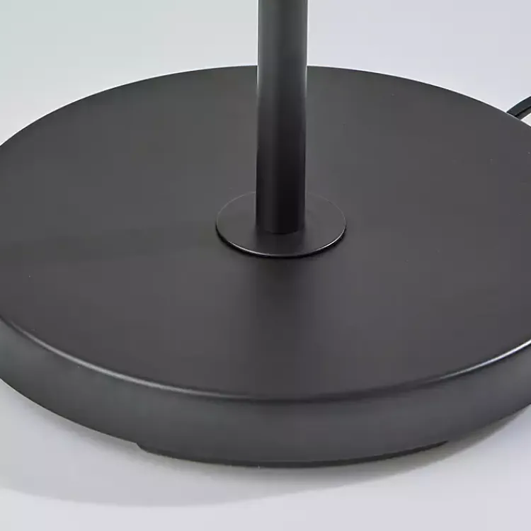 Floor Lamps-Kirklands Home Pleated Shade Floor Lamp Black