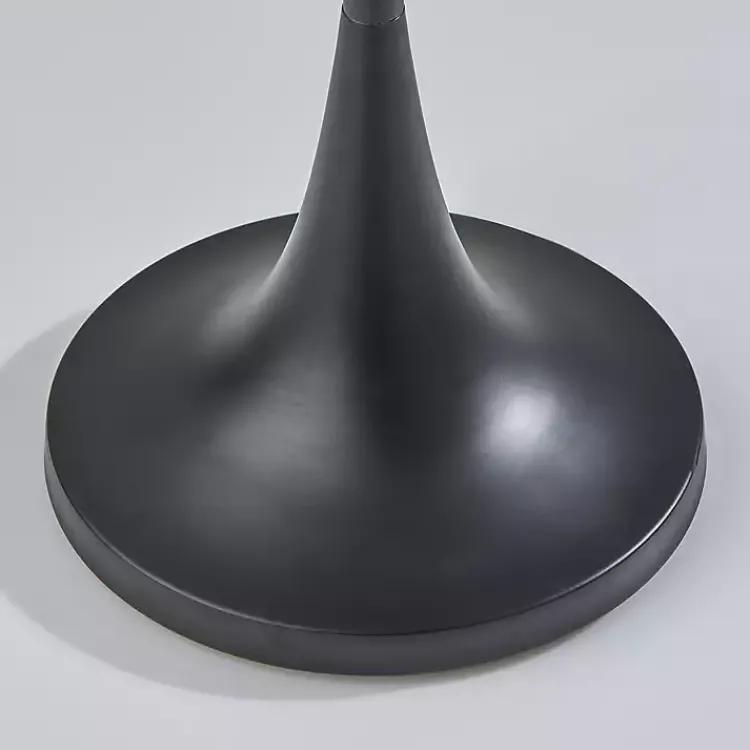 Floor Lamps-Kirklands Home Eli Pleated Shade Floor Lamp Black