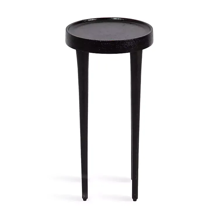 Accent & End Tables-Kirklands Home Round Modern Cocktail Table Black