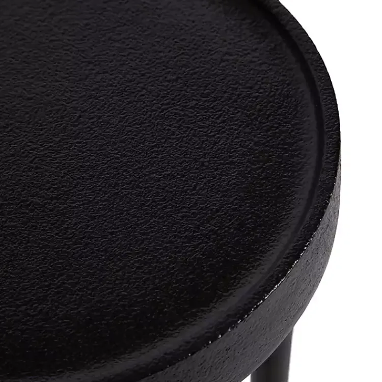 Accent & End Tables-Kirklands Home Round Modern Cocktail Table Black