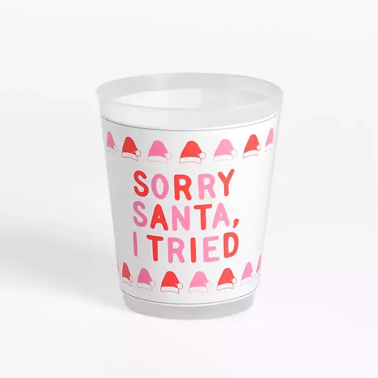 Glassware & Drinkware-Kirklands Home Packed Party Sorry Santa 10-pc. Cup Set