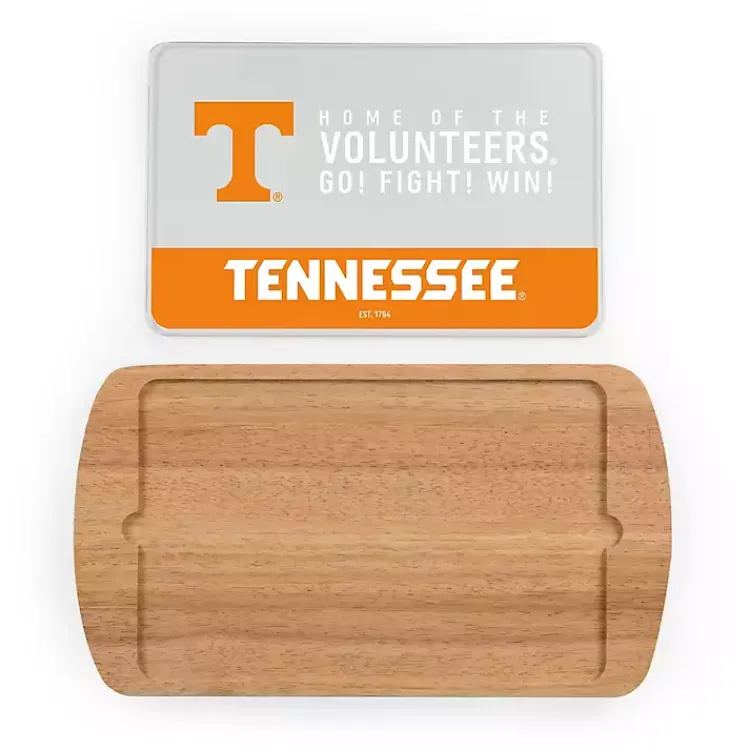 Serving & Entertaining-Kirklands Home Tennessee Volunteers Wood and Glass Serving Board