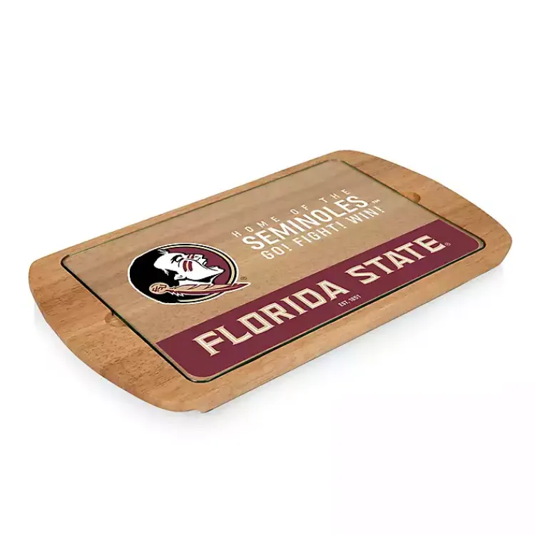 Serving & Entertaining-Kirklands Home Florida State Wood and Glass Serving Board