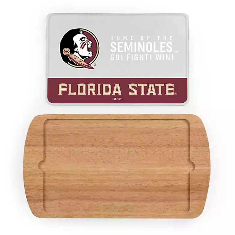 Serving & Entertaining-Kirklands Home Florida State Wood and Glass Serving Board