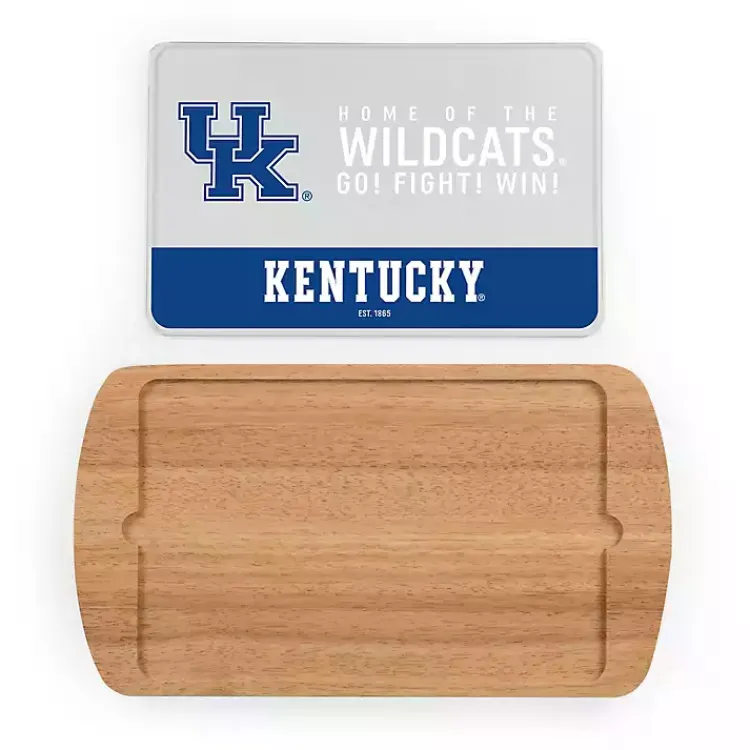 Serving & Entertaining-Kirklands Home Kentucky Wildcats Wood and Glass Serving Board