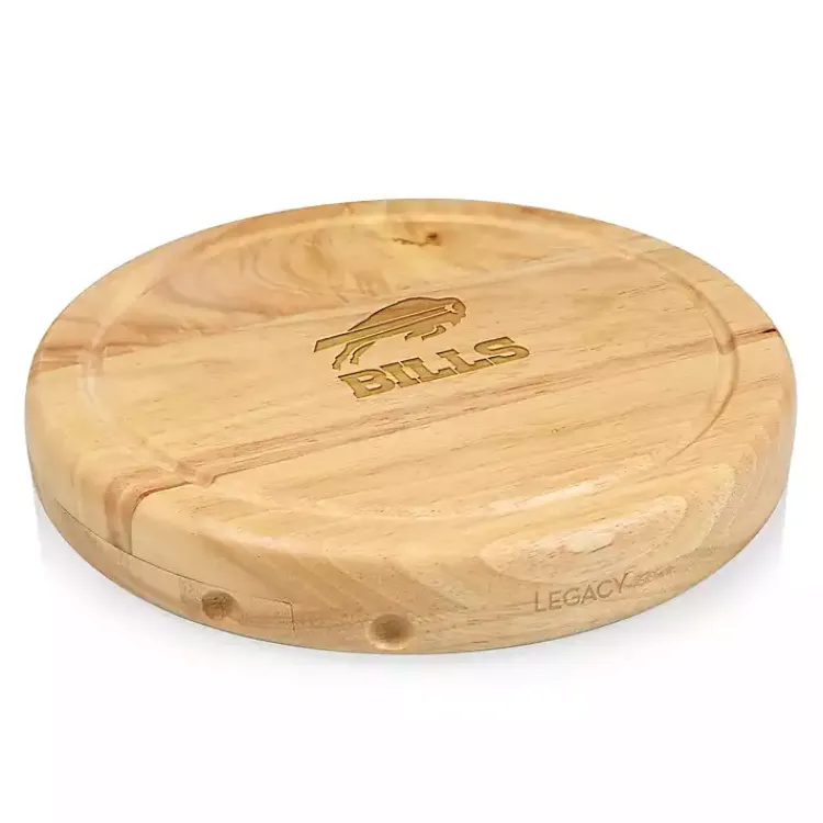 Serving & Entertaining-Kirklands Home Buffalo Bills Cheese Board and Tool Set Tan