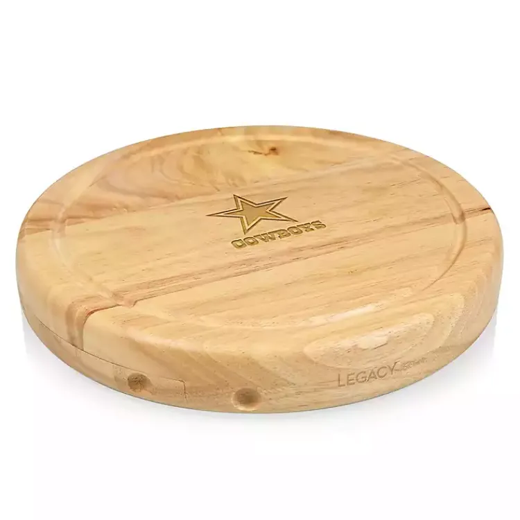 Serving & Entertaining-Kirklands Home Dallas Cowboys Cheese Board and Tool Set Tan