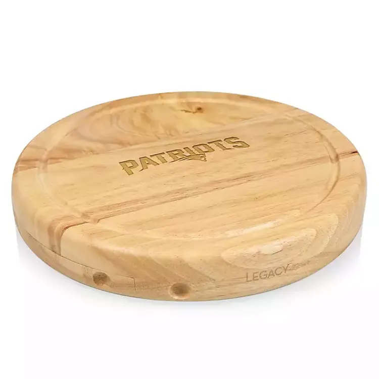 Serving & Entertaining-Kirklands Home New England Patriots Cheese Board and Tool Set Tan