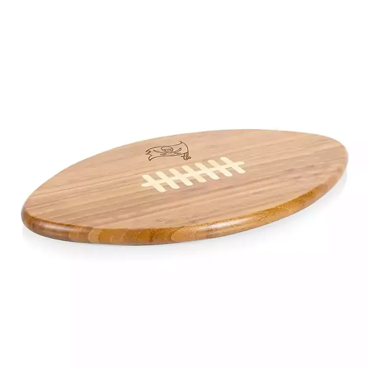 Serving & Entertaining-Kirklands Home Tampa Bay Buccaneers Bamboo Football Cutting Board Tan