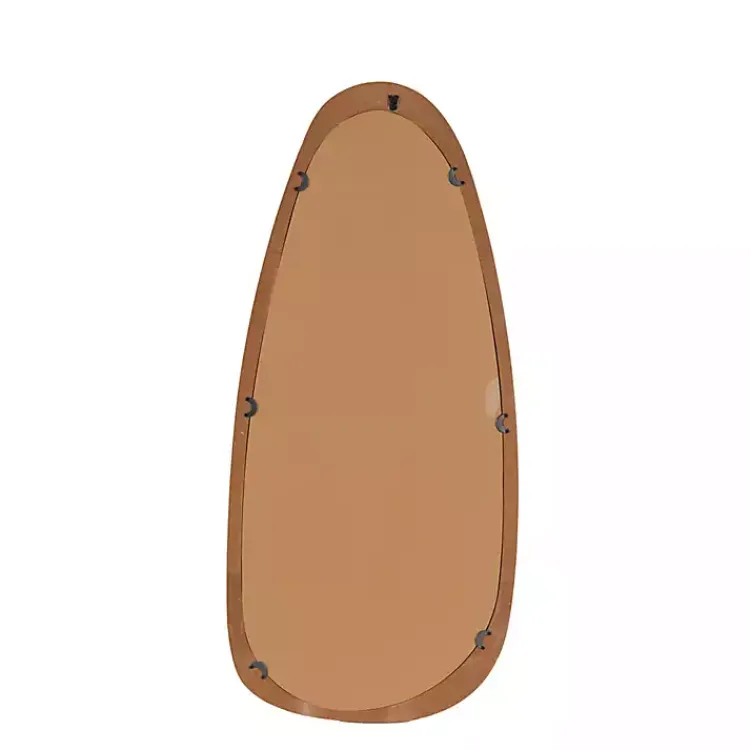 Decorative Mirrors-Kirklands Home Oval Natural Wood Wall Mirror