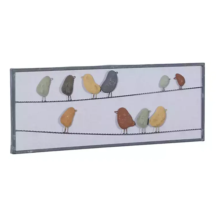 Wall Plaques-Kirklands Home Birds on a Wire Metal Wall Plaque