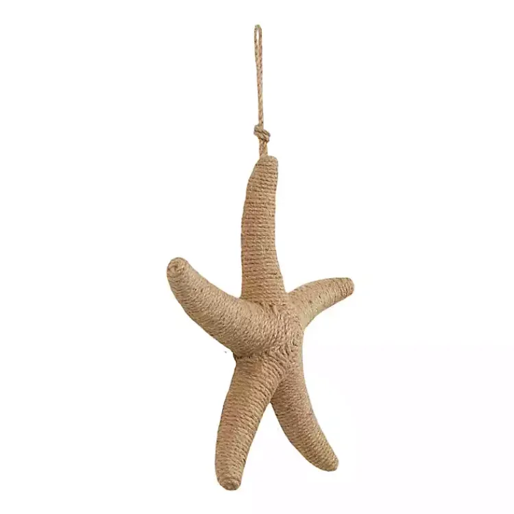 Wall Plaques-Kirklands Home Jute Starfish Wall Plaque Brown