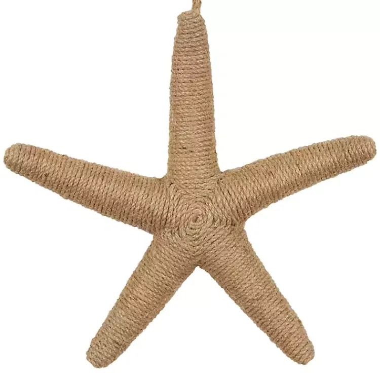 Wall Plaques-Kirklands Home Jute Starfish Wall Plaque Brown