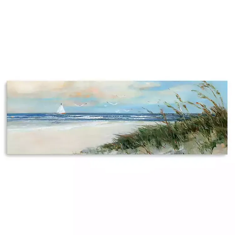 Canvas Art-Kirklands Home Oak Island Sunrise Canvas Art Print, 60x20 in.