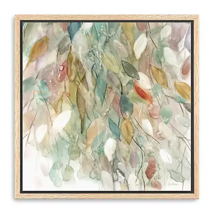 Canvas Art-Kirklands Home Rainy Cascade I Framed Canvas Art Print, 40x40 Multi