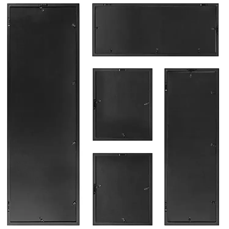 Gallery Wall Frames-Kirklands Home Black Matted 5-pc. Gallery Wall Picture Frame Set