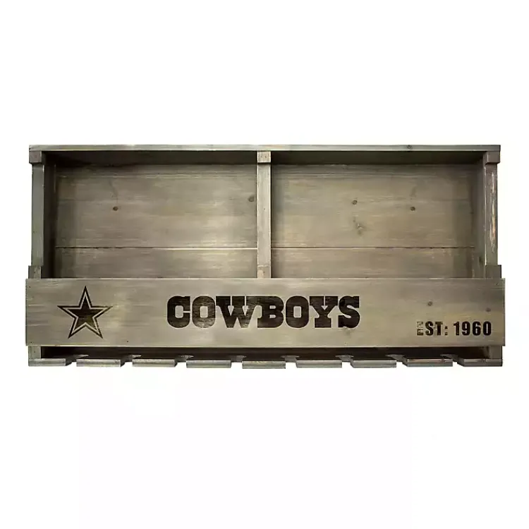 Shelves-Kirklands Home Dallas Cowboys Reclaimed Wood Bar Shelf Gray