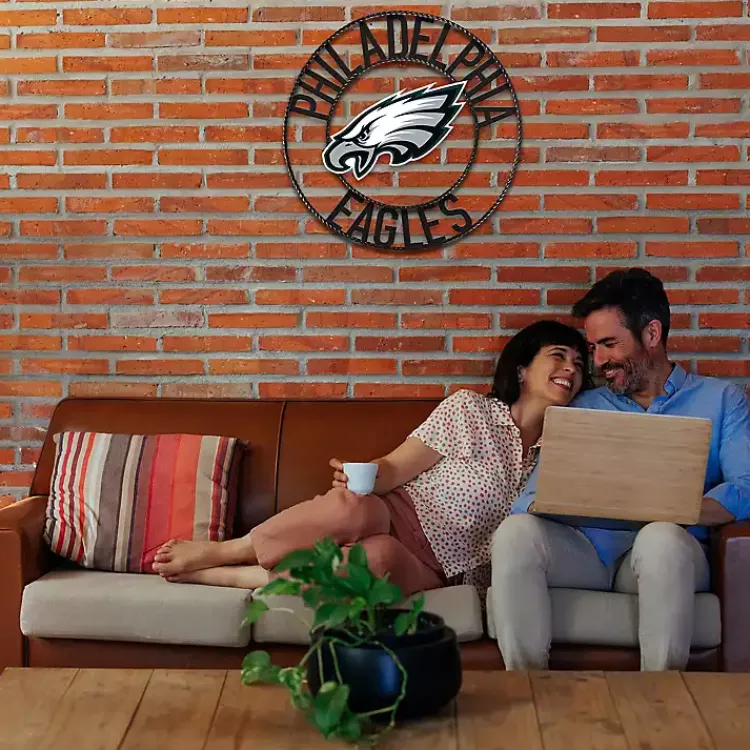 Wall Plaques-Kirklands Home NFL Philadelphia Eagles Wrought Iron Wall Plaque