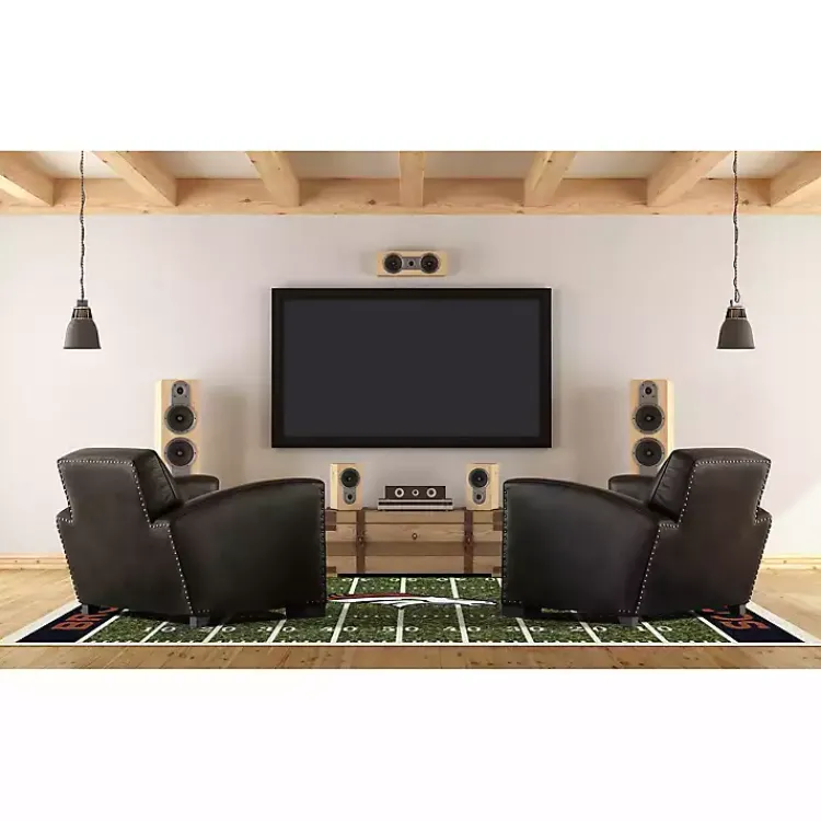 Area Rugs-Kirklands Home NFL Denver Broncos Home Field Area Rug, 6x8