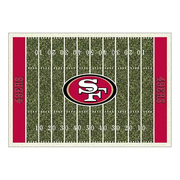 Area Rugs-Kirklands Home NFL San Francisco 49ers Home Field Area Rug, 6x8