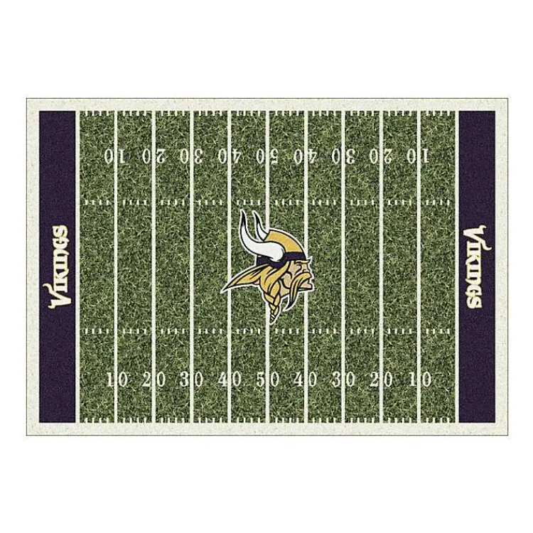 Area Rugs-Kirklands Home NFL Minnesota Vikings Home Field Area Rug, 6x8