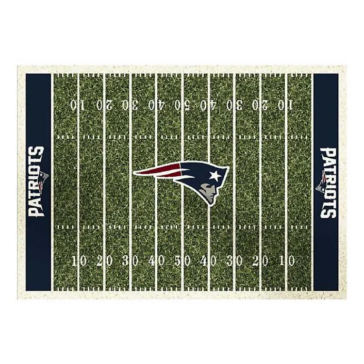 Area Rugs-Kirklands Home NFL New England Patriots Home Field Area Rug, 6x8