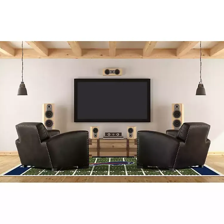 Area Rugs-Kirklands Home Buffalo Bills Home Field Area Rug, 6x8 Green