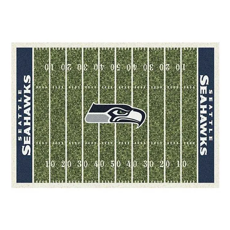 Area Rugs-Kirklands Home Seattle Seahawks Home Field Area Rug, 6x8 Green