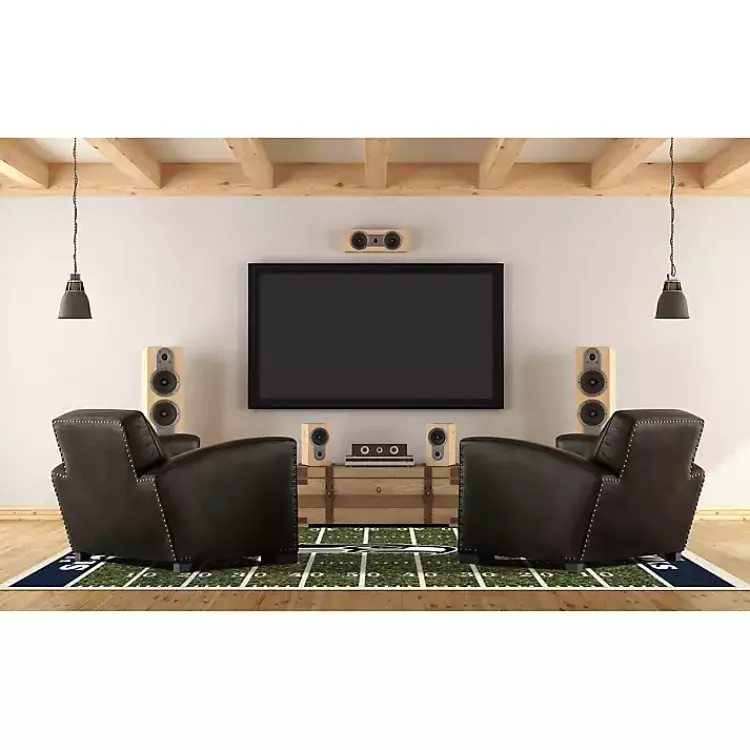 Area Rugs-Kirklands Home Seattle Seahawks Home Field Area Rug, 6x8 Green