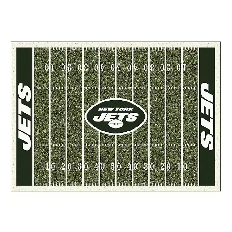 Area Rugs-Kirklands Home New York Jets Home Field Area Rug, 6x8 Green