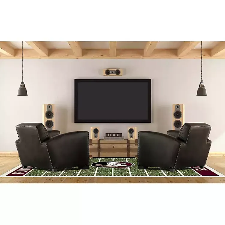 Area Rugs-Kirklands Home Florida State University Home Field Area Rug, 6x8 Green