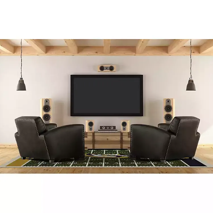 Area Rugs-Kirklands Home Louisiana State University Home Field Area Rug, 6x8 Green