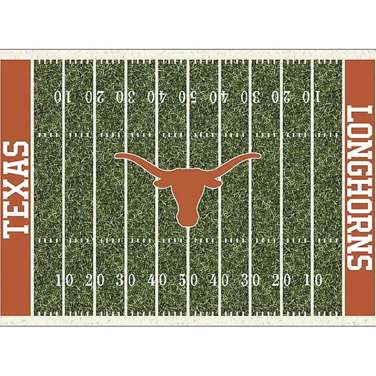 Area Rugs-Kirklands Home University of Texas Home Field Area Rug, 6x8 Green