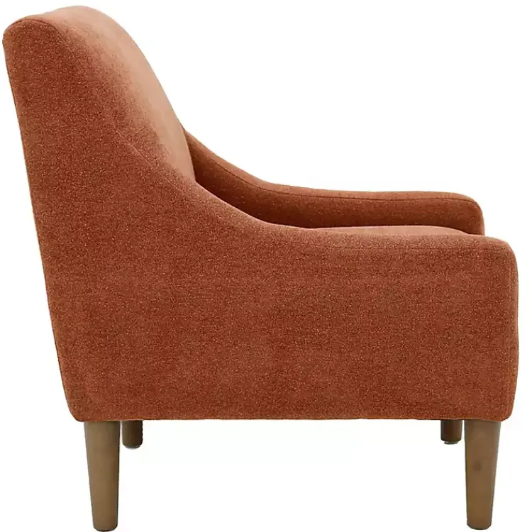 Accent Chairs-Kirklands Home Clay Upholstered Shea Accent Chair Orange