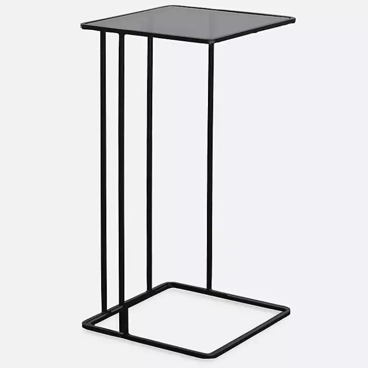 Accent & End Tables-Kirklands Home Square Camus Accent Table Black