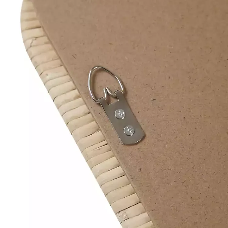 Decorative Mirrors-Kirklands Home Natural Rattan Frame Rectangle Wall Mirror