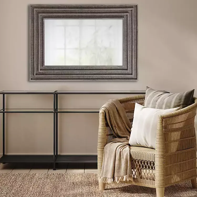 Decorative Mirrors-Kirklands Home Martha Stewart Naomi Wall Mirror Gray