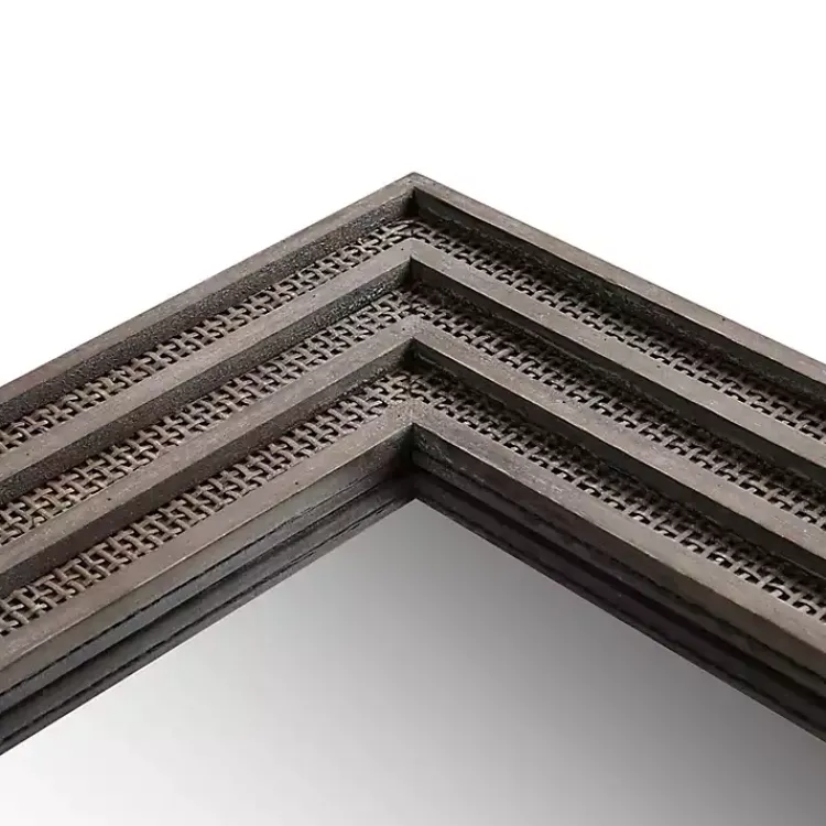 Decorative Mirrors-Kirklands Home Martha Stewart Naomi Wall Mirror Gray