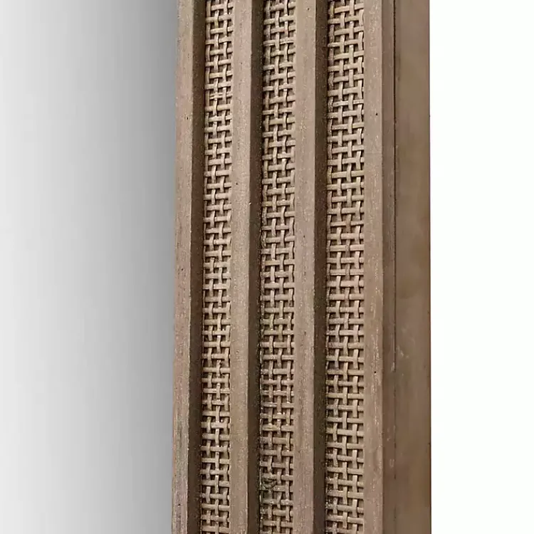 Decorative Mirrors-Kirklands Home Martha Stewart Natural Naomi Wall Mirror Brown