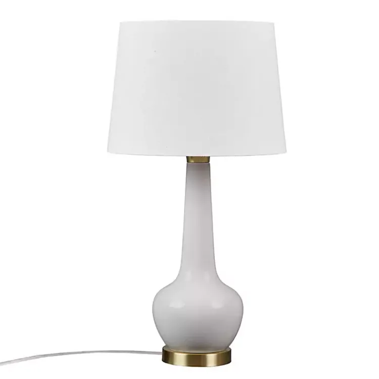 Table Lamps-Kirklands Home Ceramic Zazie Table Lamp Gray