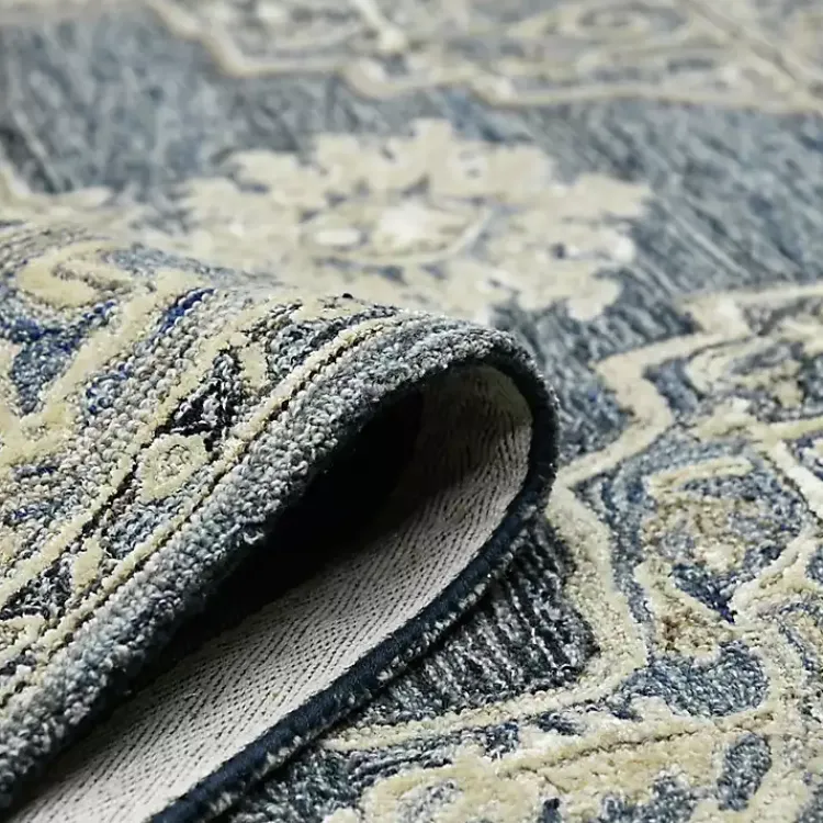 Area Rugs-Kirklands Home Nucia Denim Hand-Tufted Area Rug, 5x7 Blue