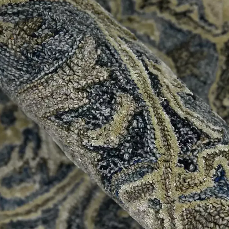 Area Rugs-Kirklands Home Nucia Denim Hand-Tufted Area Rug, 5x7 Blue