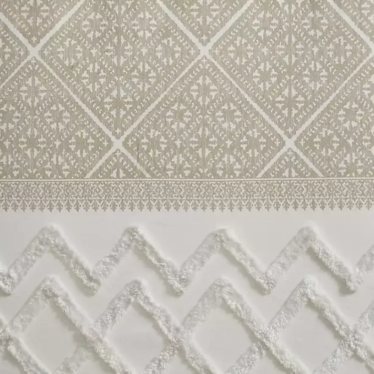 Curtains & Drapes-Kirklands Home Mila Horizontal Stripe Curtain Panel, 84 in. Tan