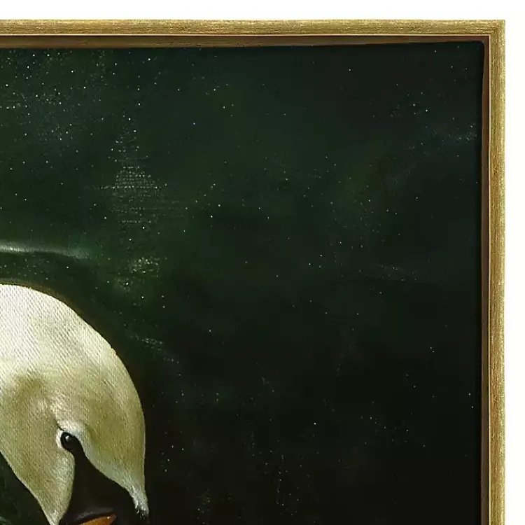 Canvas Art-Kirklands Home Royal Swan Framed Canvas Art Print