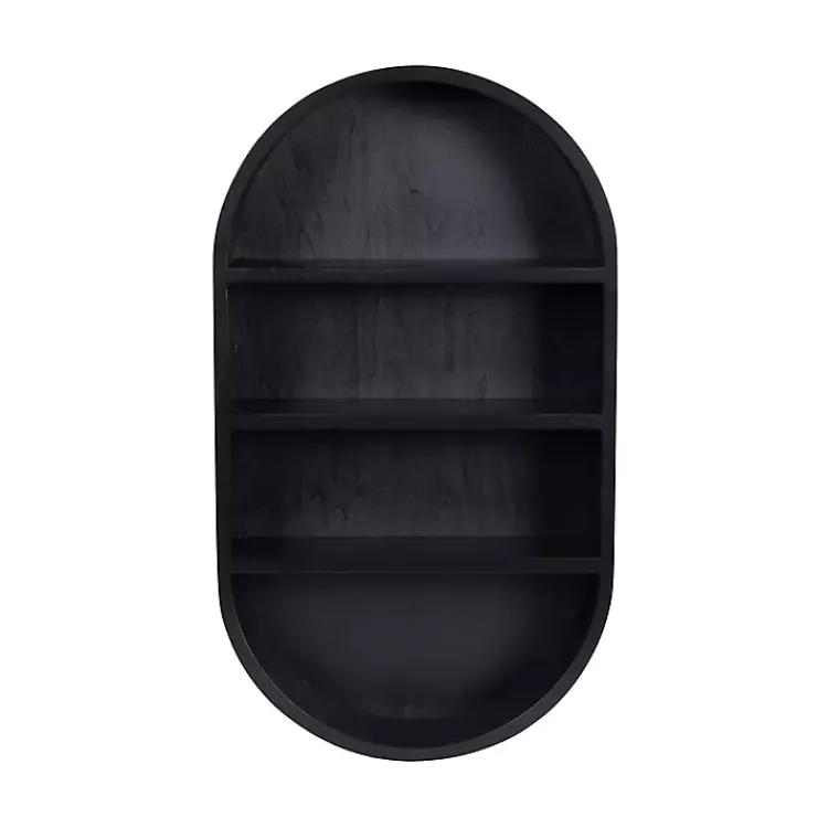 Shelves-Kirklands Home Hutton Black Capsule Wall Shelf
