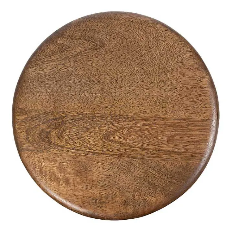 Accent & End Tables-Kirklands Home Walnut Tirollo Accent Table Brown