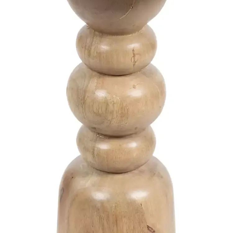 Accent & End Tables-Kirklands Home Natural Wood Tirollo Accent Table Tan