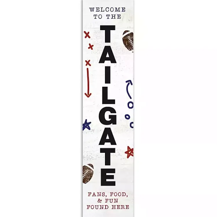 Garden Decor-Kirklands Home Welcome to the Tailgate Porch Board White