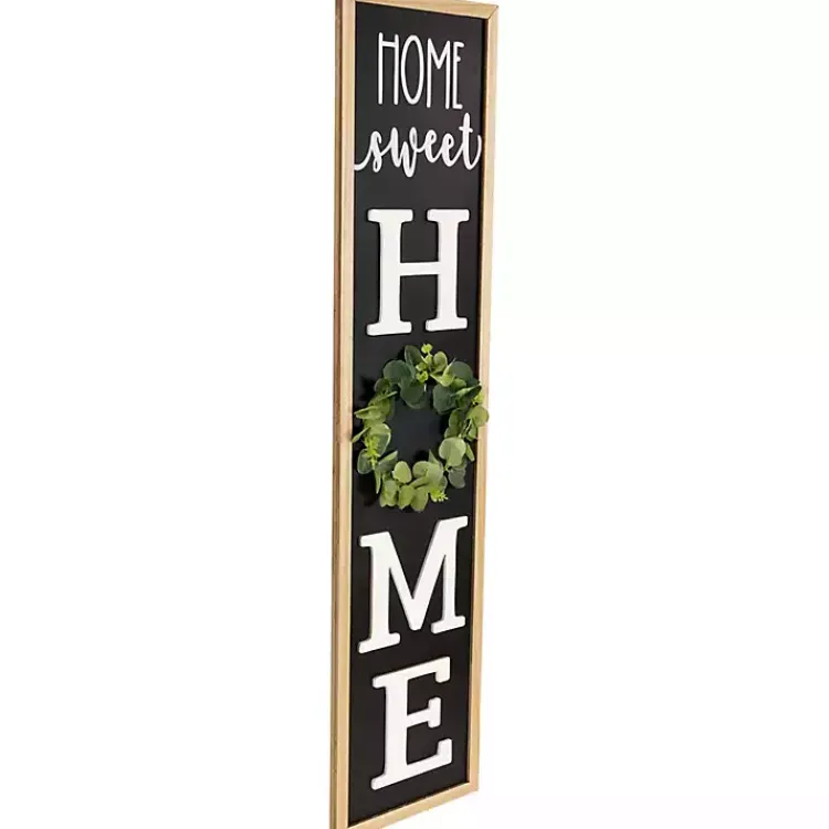 Garden Decor-Kirklands Home Home Sweet Home Wreath Porch Board Black
