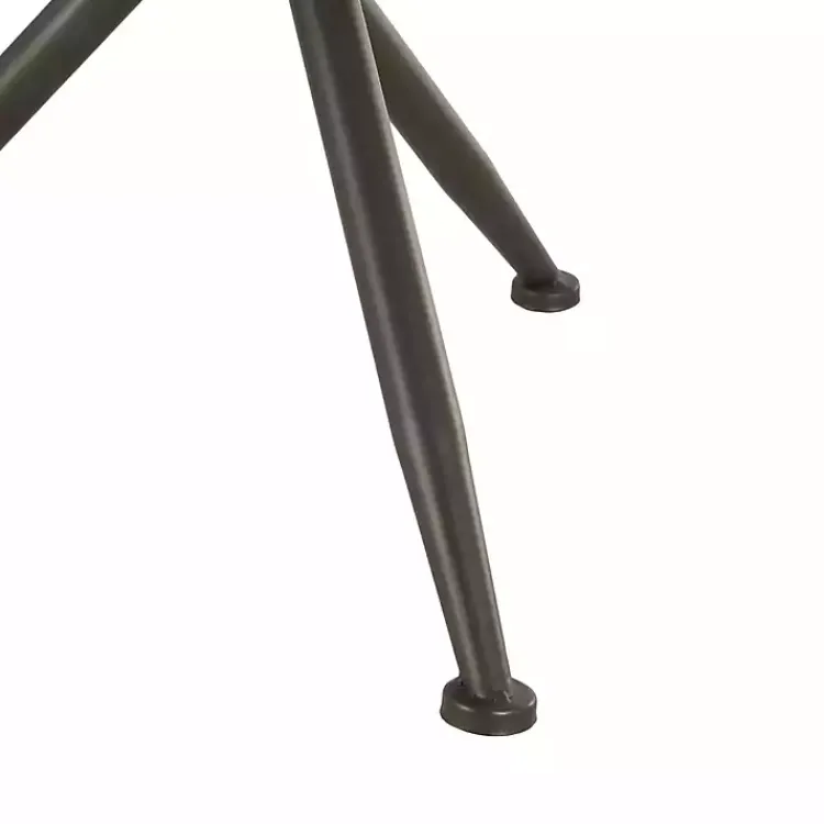 Accent & End Tables-Kirklands Home Wood and Glass Round Tripod Accent Table Brown